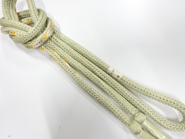 未使用品　正絹　手組帯締め